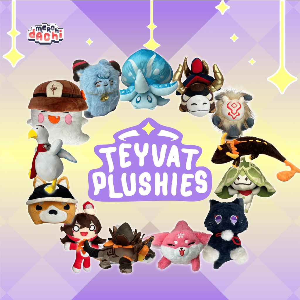 Boneka Teyvat Plushies Genshin Impact Dolls