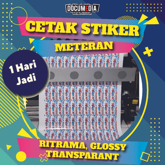 

Cetak Print Vinyl / Vinil Glossy Meteran Indoor & Outdoor - Vinyl Reguler, Cetak Saja