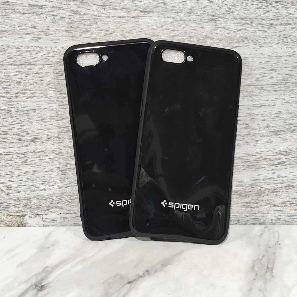 Softcase Spigen Black Samsung J2 Prime J4 J6 Plus