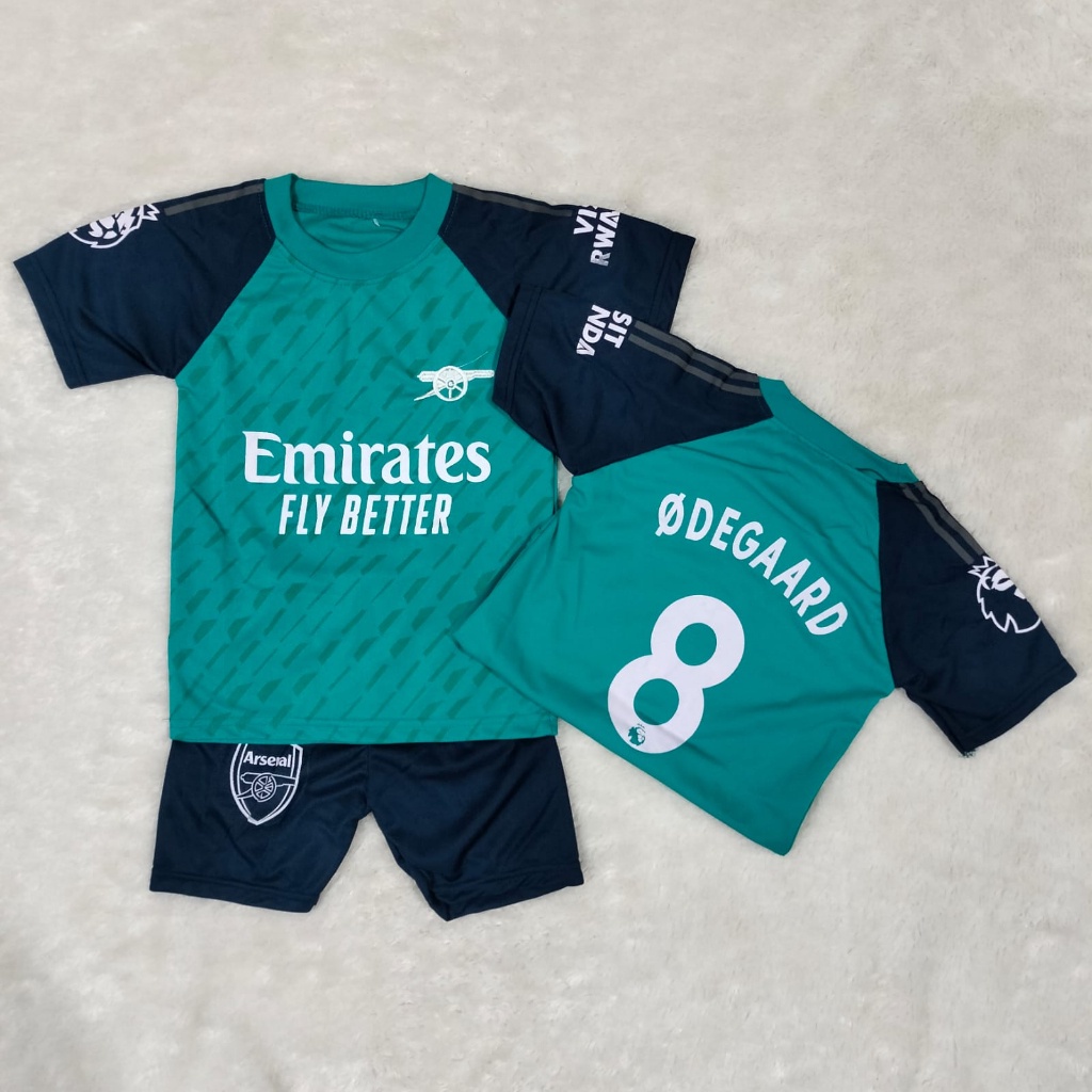 COD SETELAN JERSEY BAJU BOLA ANAK ARSENAL/SETELAN OLAHRAGA ANAK TERBARU KEKINIAN