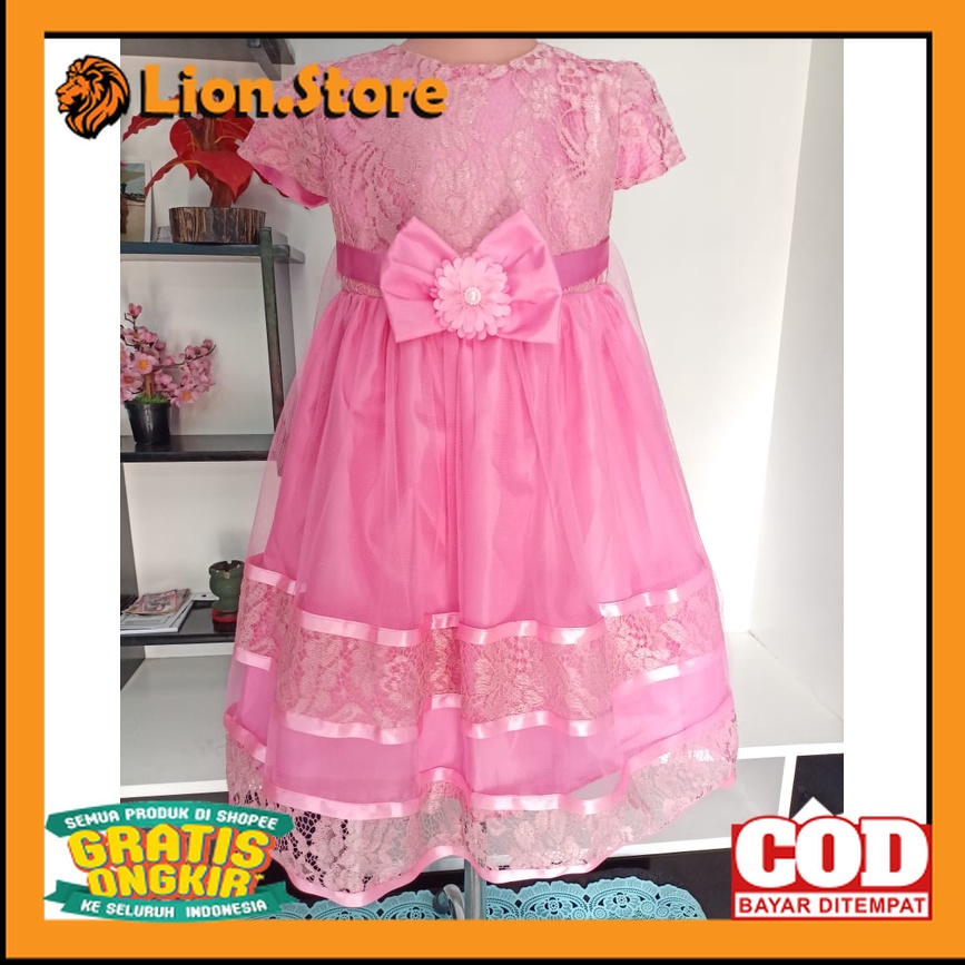 Dres anak / Dres Anak Perempuan / Gaun pesta Anak Perempuan / Gaun Ulang Tahun// DRESS ANAK KEREN MO