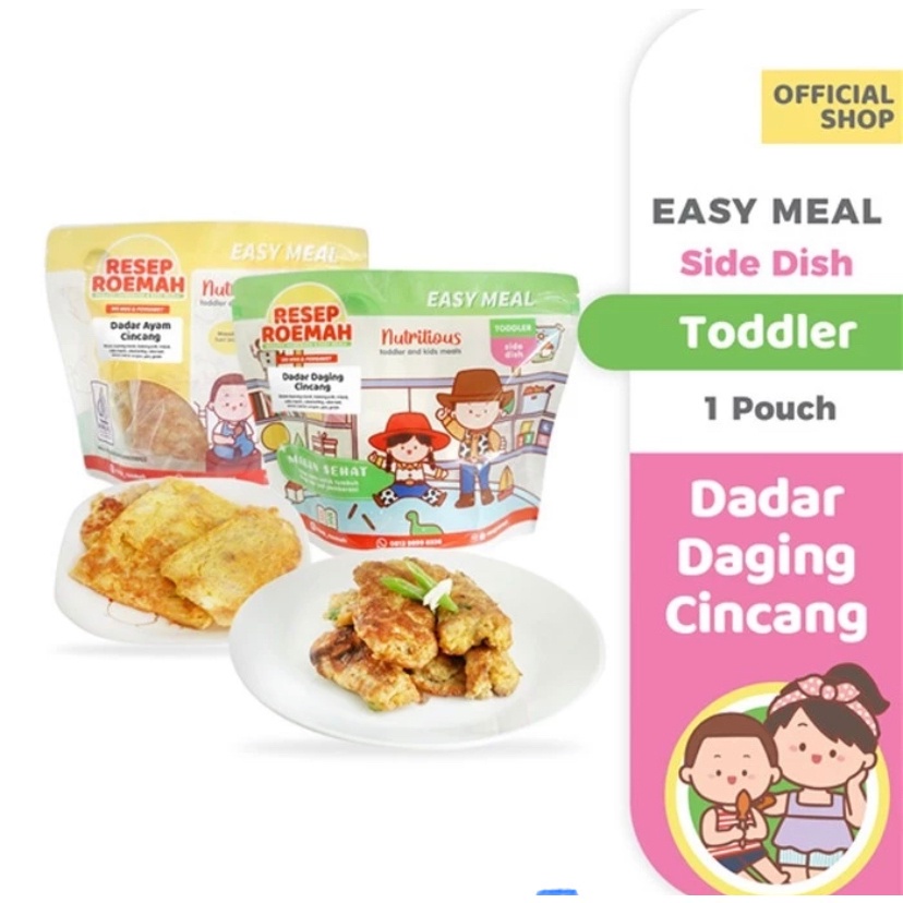 

Resep Roemah Dadar Daging & Ayam Cincang / Makanan Anak Homemade / Kids Frozen Food / No MSG