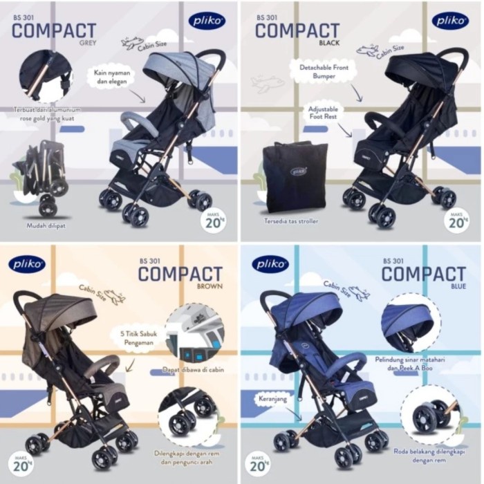 Stroller Pliko Compact S 301