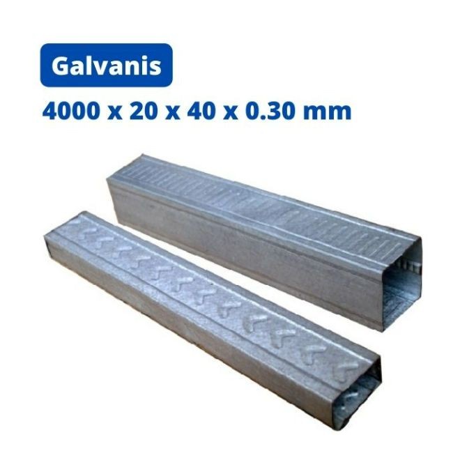 Besi Hollow Galvanis 2x4x400 (0.30 mm)