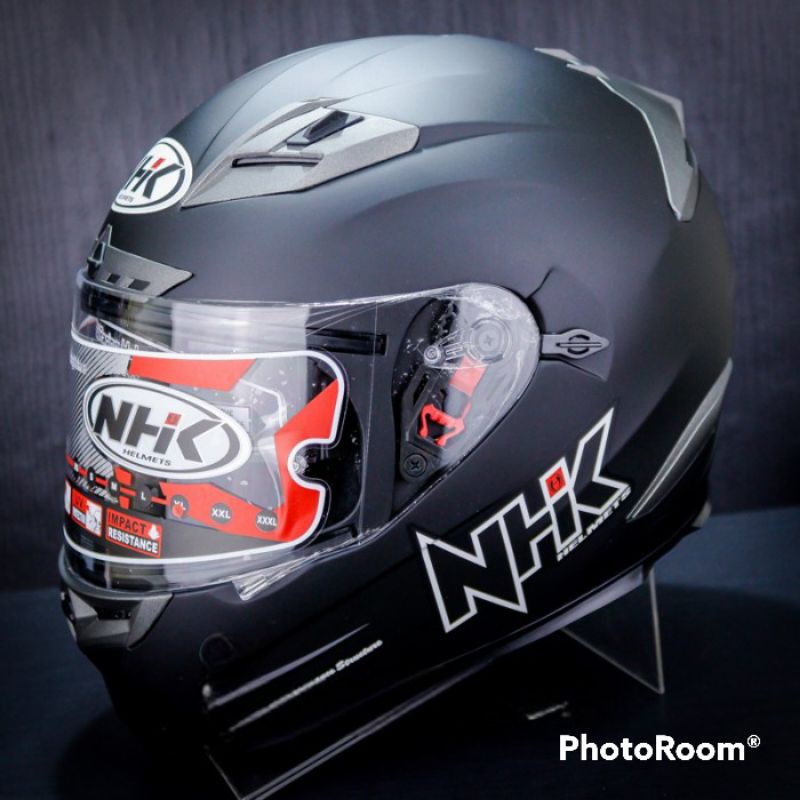 Helm NHK RX9 / RX 9 Hitam DOP / RX-9 SOLID Black Doff