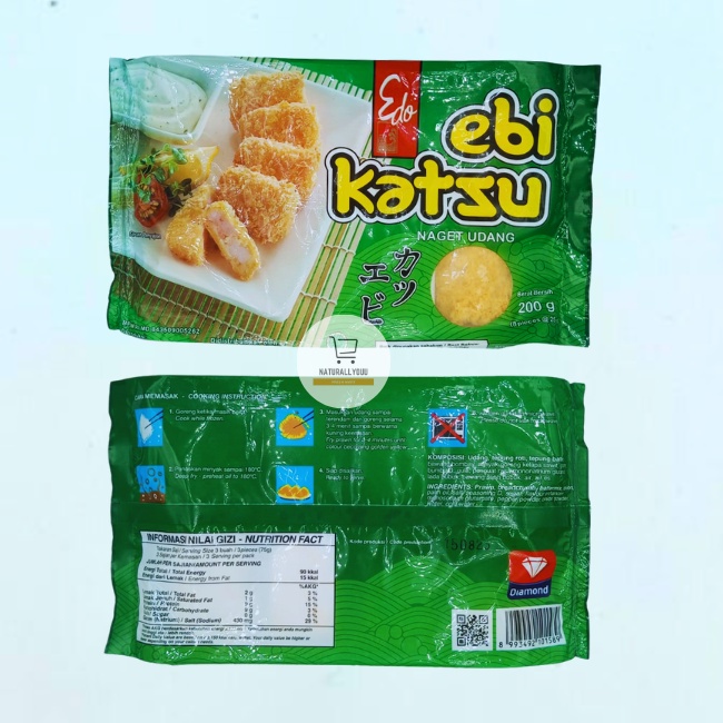 

Edo Ebi Katsu 200gr / 8pcs Bento Katsu Udang