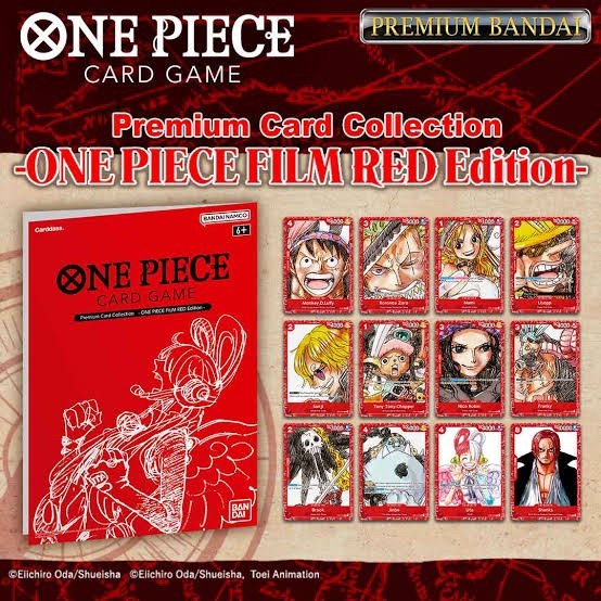MURAH-  One Piece Card Game Premium Card Set One Piece Film Red- 1.2.23