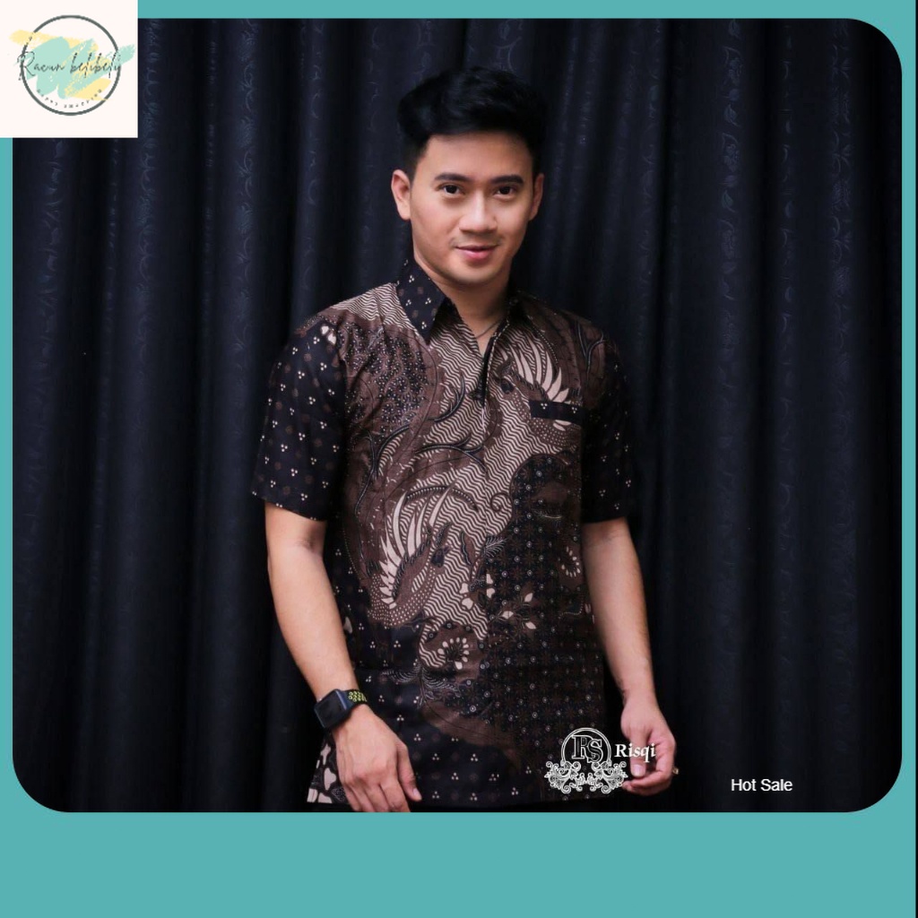 BAJU BATIK PRIA 2023 / kemeja Batik Pria Lengan Pendek - Baju Batik Pria - Baju Pria