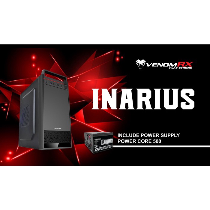 Casing VenomRX Inarius - microATX + PSU Core500