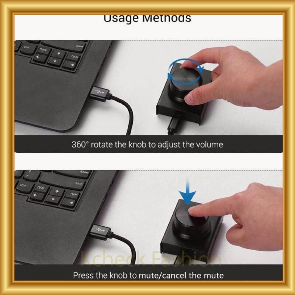 Computer Volume Digital Line Control PC Speaker USB Plug -IT969