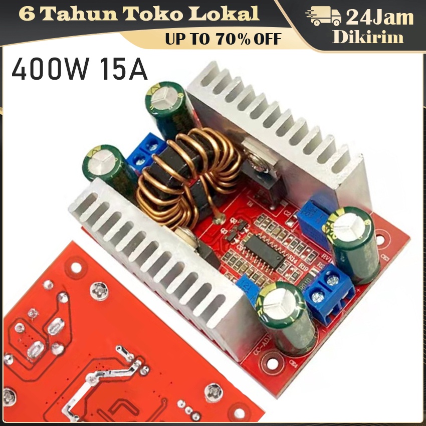 Modul DC-DC Step-Up 15A 400W CC-CV Boost Converter