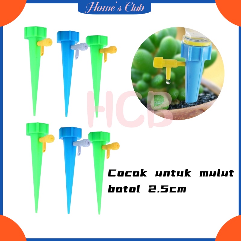 HCB 10PCS Alat Tetes Tanaman Otomatis / Bottle Drip Alat Siram Tanaman/Irigasi Kebun / Keran Taman I