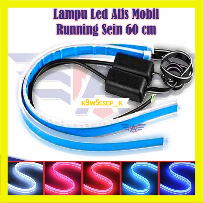 Lampu Led Alis Mobil Running Sein 60 cm