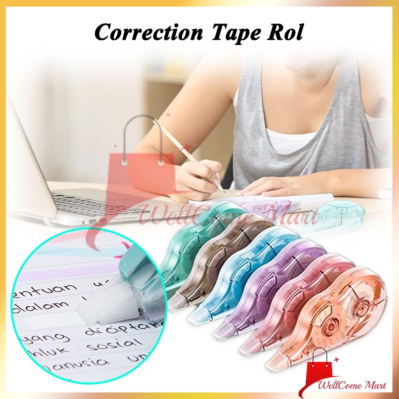 

Correction Tipex Tip X Kertas Murah / Correction Tape Rol / Correction Tape Tipex