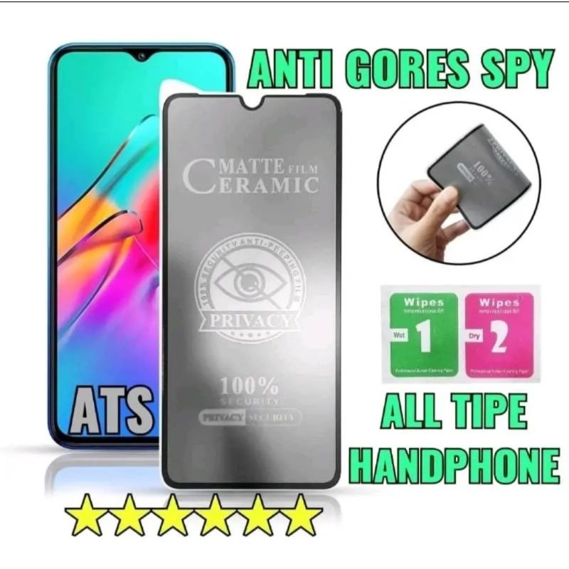 TG TEMPERD GLASS INFINIX HOT 9 PLAY HOT 11 PLAY HOT 10 PLAY SPY CRAMIC HITAM PELINDUNG DEPAN LAYAR H