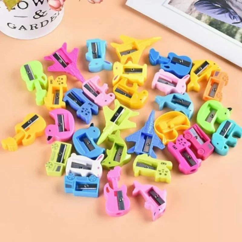 

Murah (RAUTAN TOPLES SATUAN) Rautan Orotan Peraut Ongotan Pensil Pencil Sharpener Mini Karakter Lucu