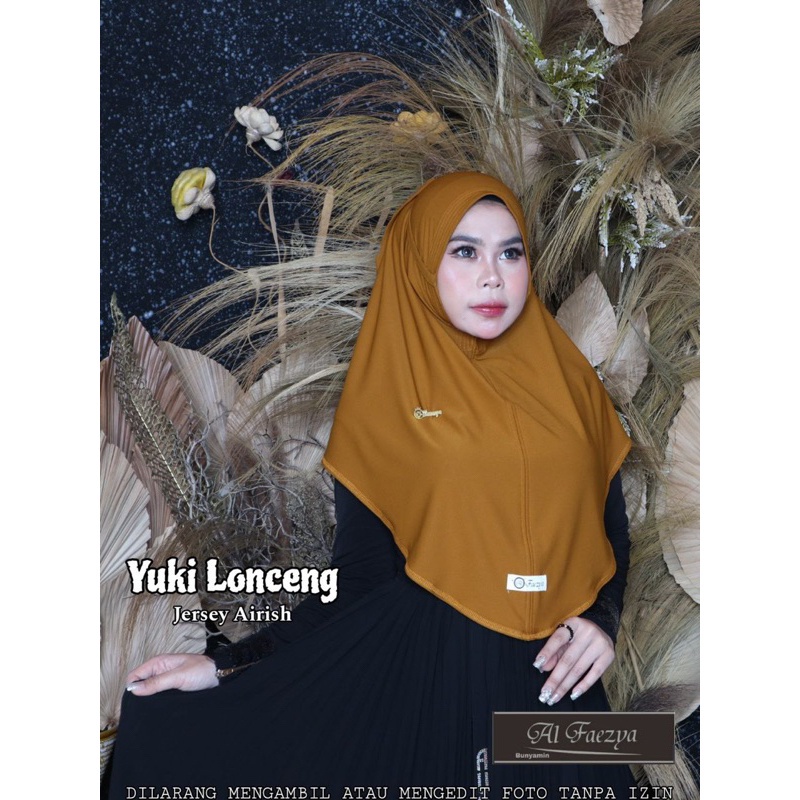 YUKI LONCENG BY MOIRA / JILBAB INSTAN / HIJAB INSTAN / JILBAB DOI / BERGO TALI / JILBAB BERGO / JILB