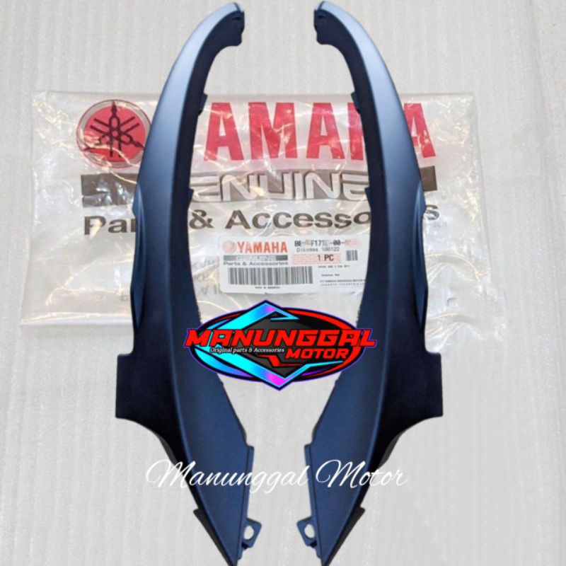 Cover under, Dek bawah samping Pijakan kaki kanan kiri Fino Grande 125 BJ8-F837D-00-P7 BJ8-F8395-00-