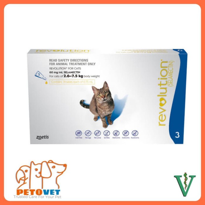 Revolution cat adult / Obat Kutu Kucing Revolution