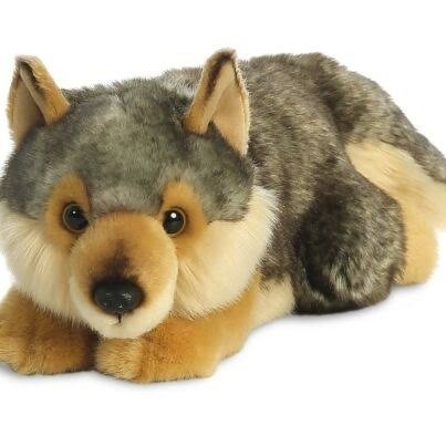 LUCU Boneka Hewan Serigala Artic (Artic Wolf)