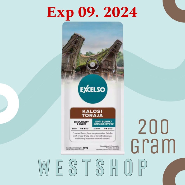 

Kopi Excelso Kalosi Toraja Bubuk 200 gr