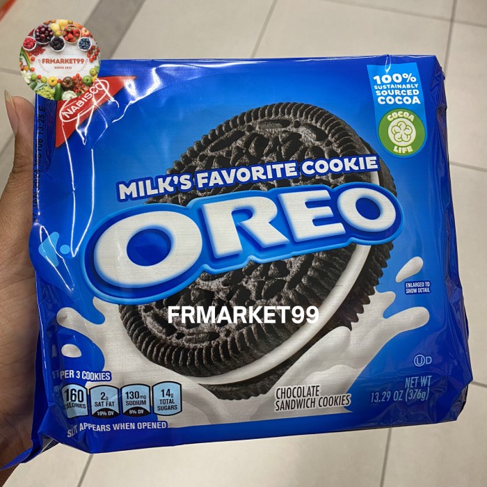 

Nabisco Oreo Chocolate Sandwich Cookies 376 grm