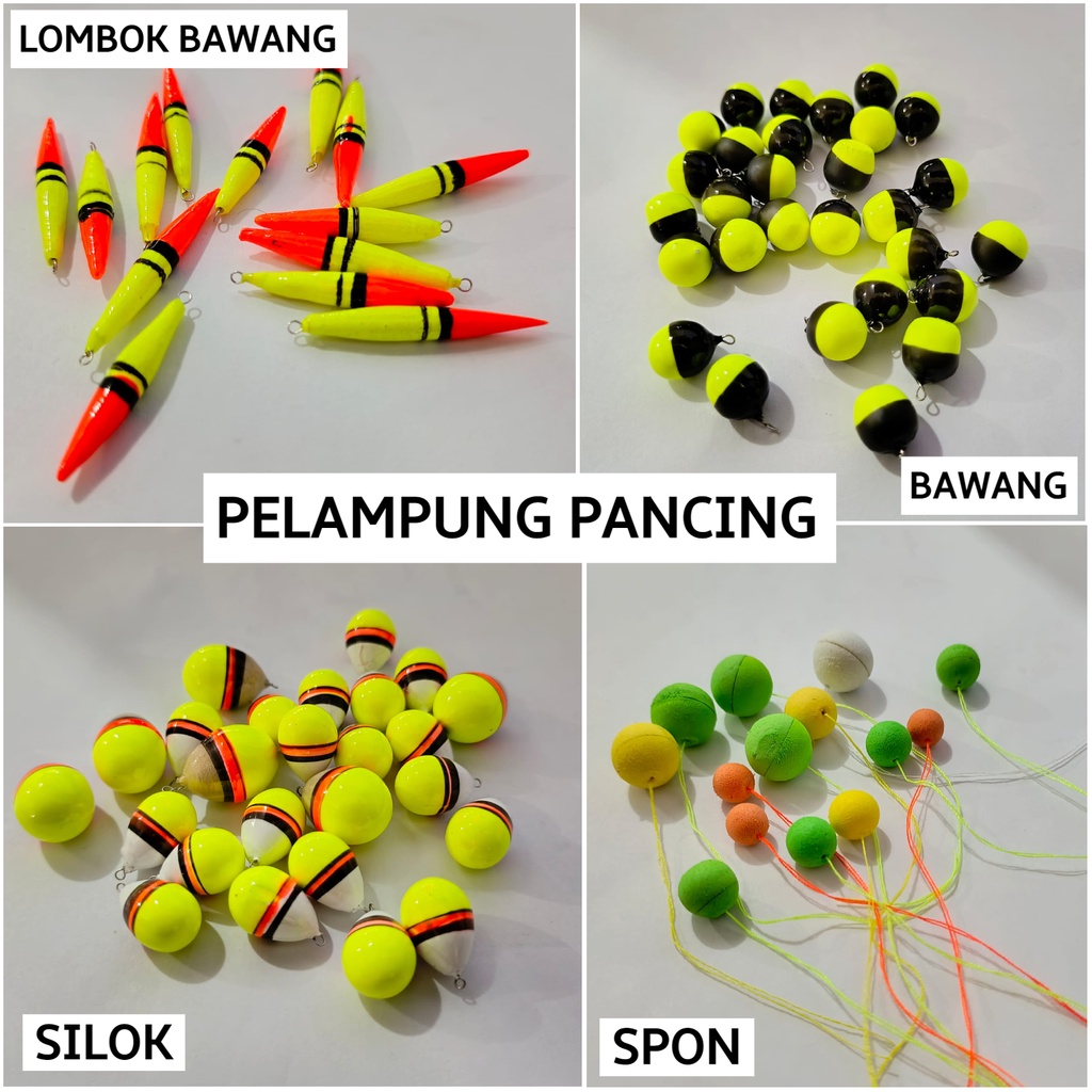 Pelampung kumbul pancing spon atau kambangan kayu cabe apung mancing ikan mas
