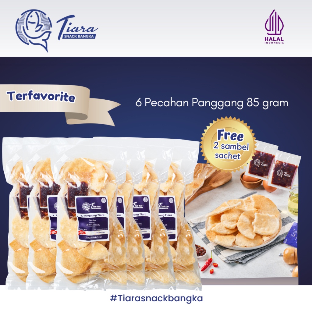 

Package Pecahan Kemplang Panggang Tiara Snack Bangka