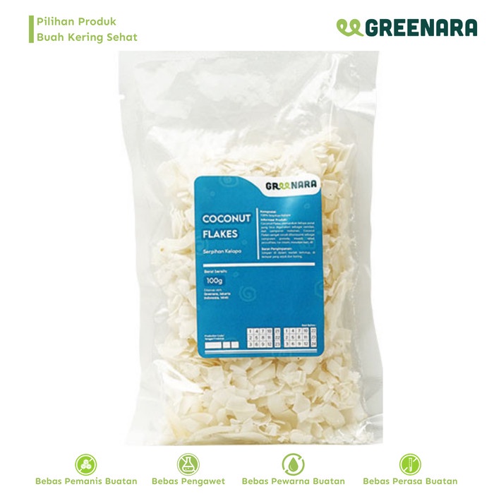 

[PREMIUM] Kelapa Serut 100gr / Coconut Flakes Unsweetened KUALITAS TERBAIK