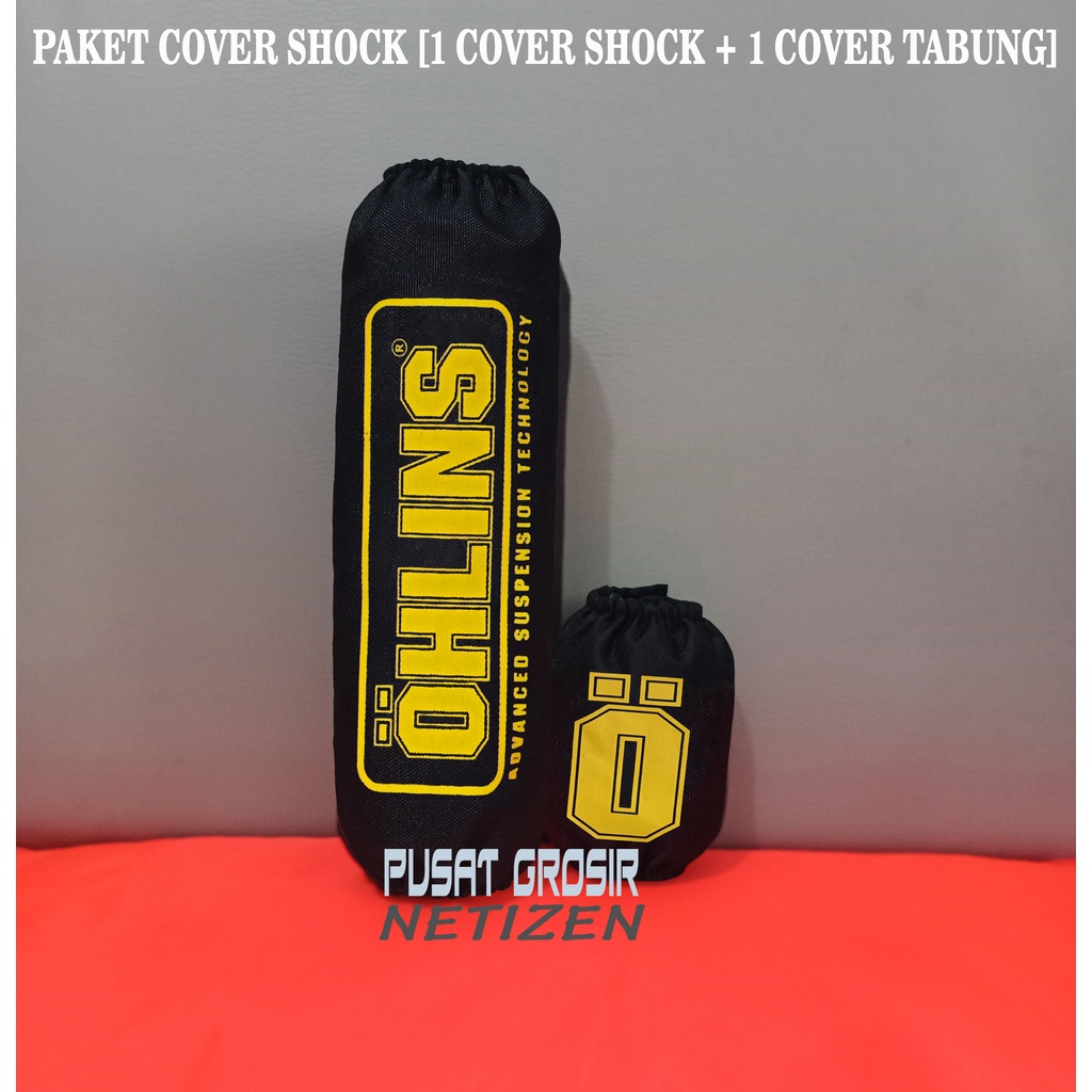 sarung shock OHLINS cover shock belakang ohlins Cover Shockbreaker semua type motor