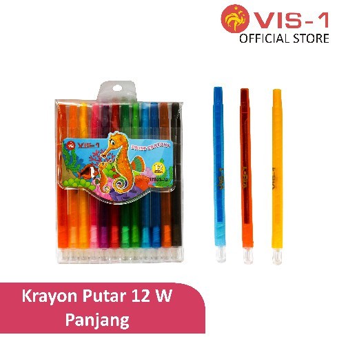 

Twist Crayons / Crayon Putar Vis-1 Panjang - 519-12