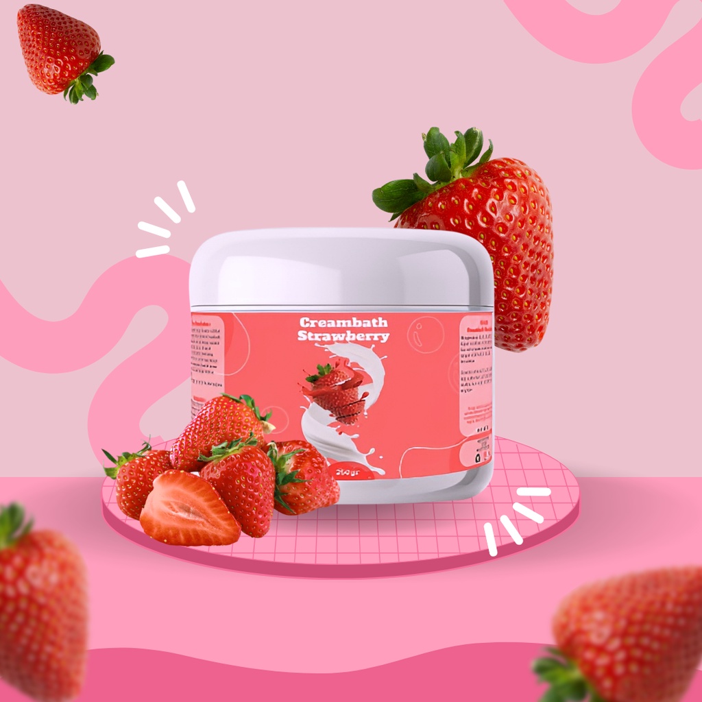 Alfabet Creambath Salon Strawberry 250ML - Creambath rambut Strawberry
