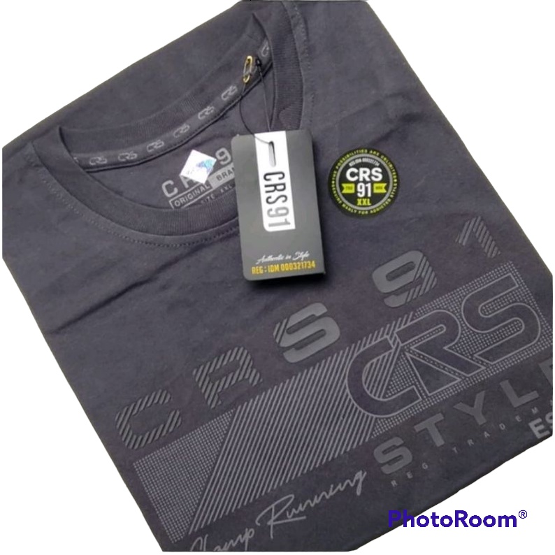 Kaos Distro Cresida Pria Brand | Kaos CRS 91 Tersedia Ukuran JUMBO | Baju Cowok Dewasa Terbaru
