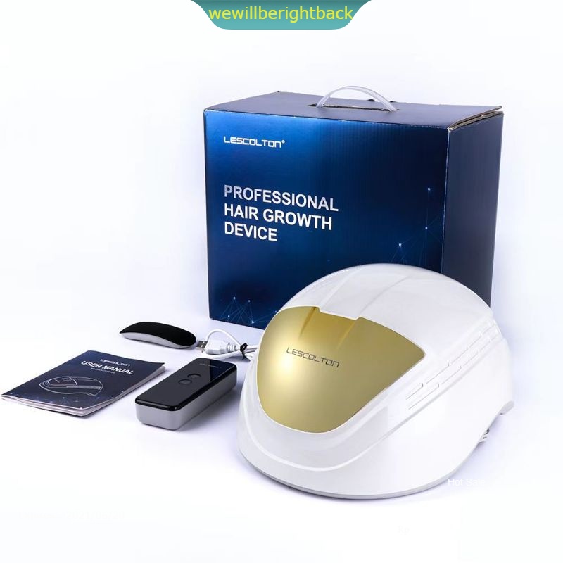 lescolton hair growth helmet LS-D620 lescolton infrared laser helm penumbuh rambut wireless RF Laser