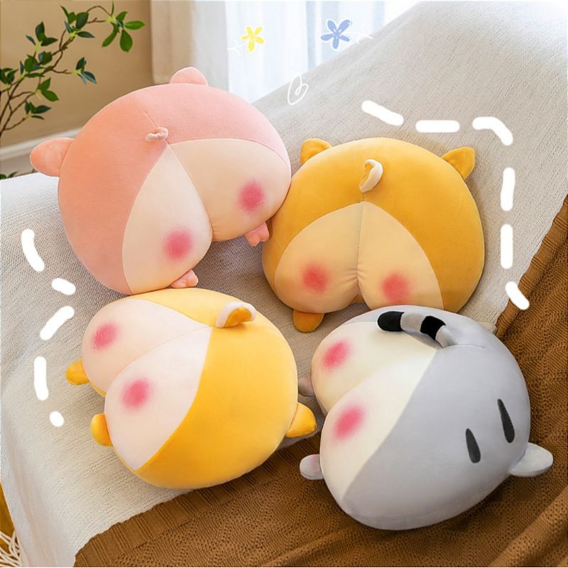 Mainan Anak Boneka Bantal Bentuk Bokong Lucu, Lembut, Halus Bahan Dakron Model Terbaru / Bantal Sofa