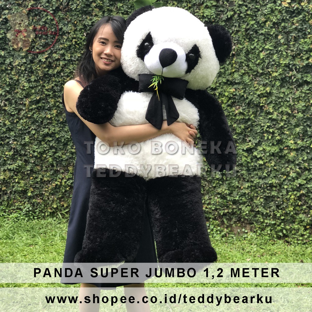 Boneka Panda Super Jumbo 1 meter boneka panda jumbo boneka teddy bear