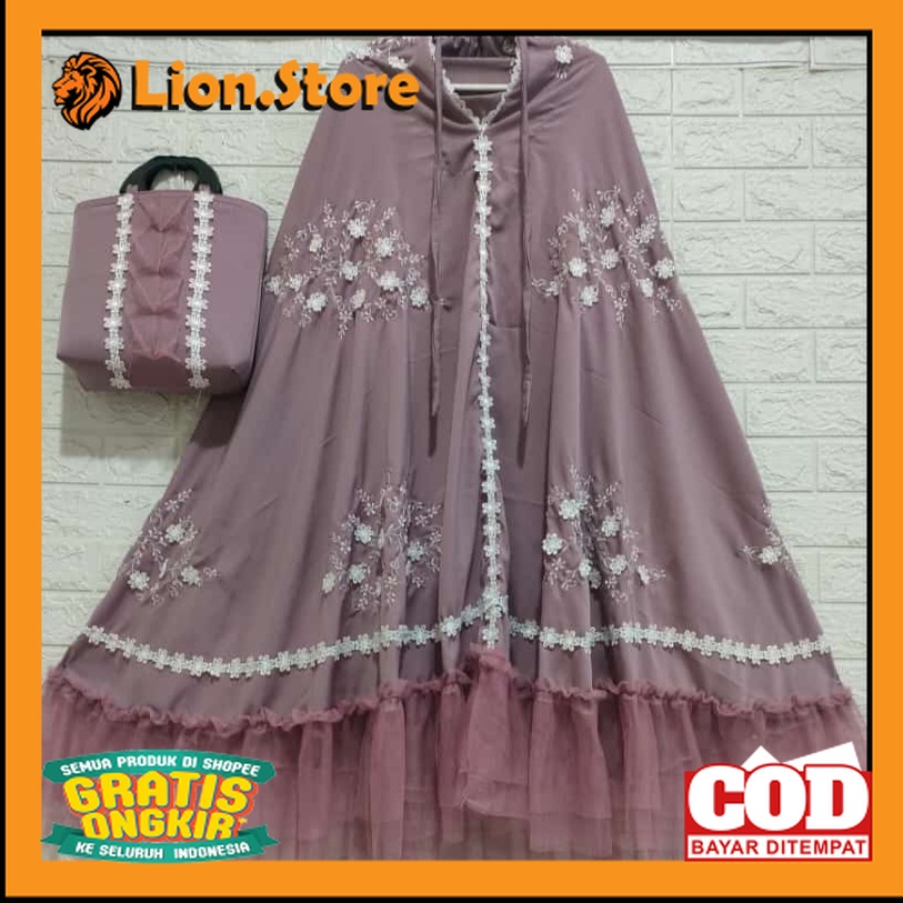 Mukena Terbaru 2024 Mukena Bordir Mewah Bahan Silky Premium// MUKENA / MUKEAN POUCH / MUKENA JUMBO /