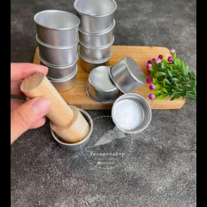 cetakan kue tart mini/tartlests/pie mini/ bulat tanpa sambungan