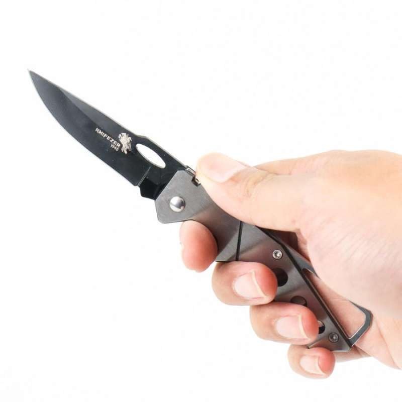 Pisau Lipat Saku Kecil Mini Serbaguna Portable Knife Survival