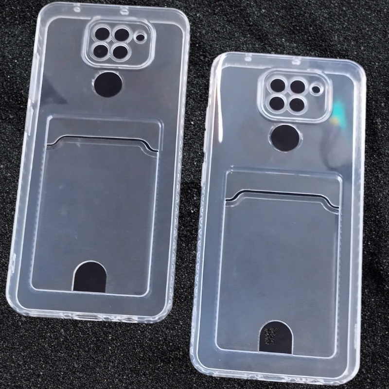 EllaStuff Bisa COD Xiaomi Redmi Note 9 Case Softcase TRANSPARENT CARD CASE Casing Hp Redmi Note 9