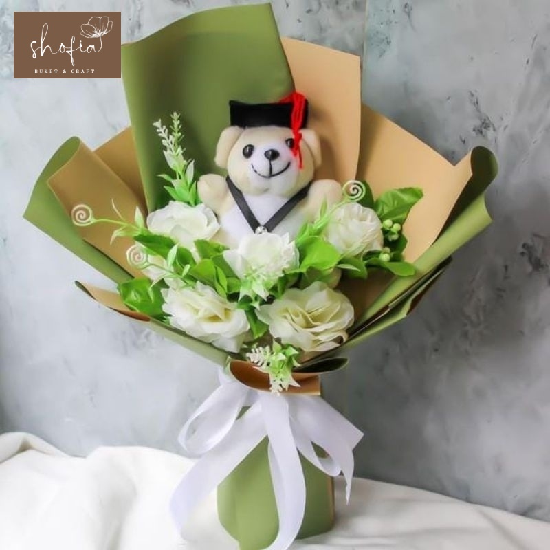 RAINBOW FLORIST buket wisuda | buket boneka | buket bunga || wisuda | hadiah wisuda | boneka | buket