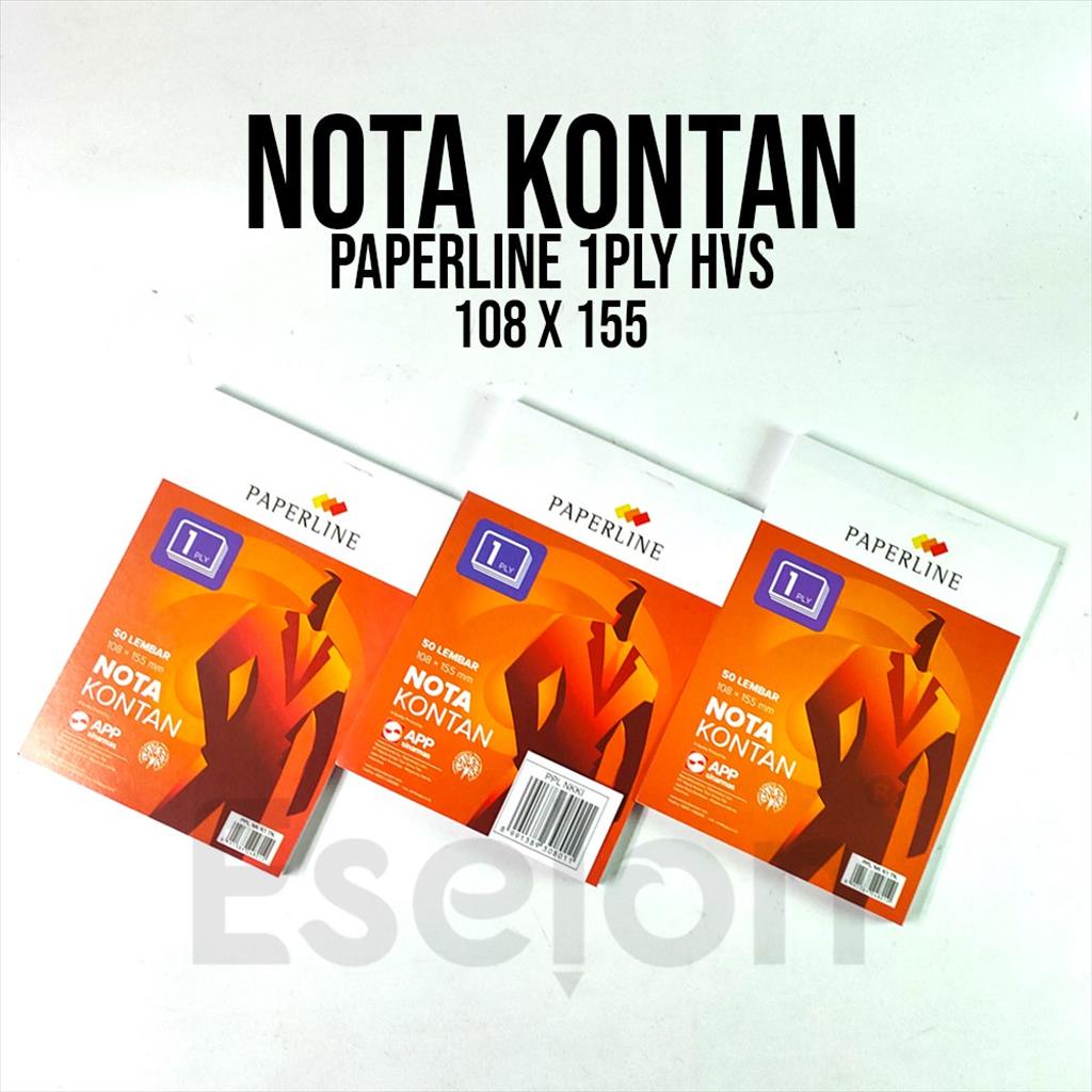 

[ES.JKT]Nota Kontan Kecil 1ply (NK K1) Paperline