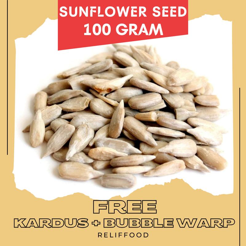 

ROASTED SUNFLOWER SEED 100 GRAM PREMIUM - BIJI BUNGA MATAHARI KWACI