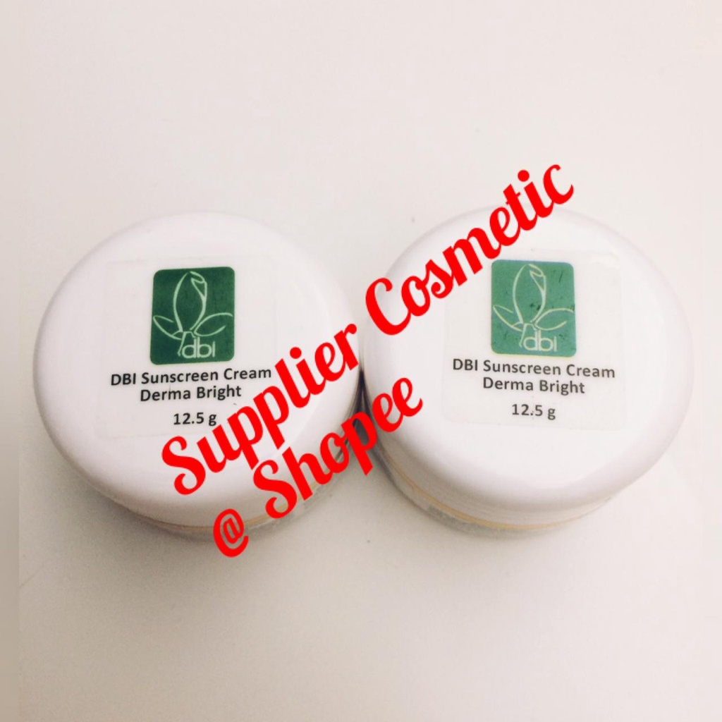 dbi Sunscreen Cream Derma Bright 100% Ori BPOM