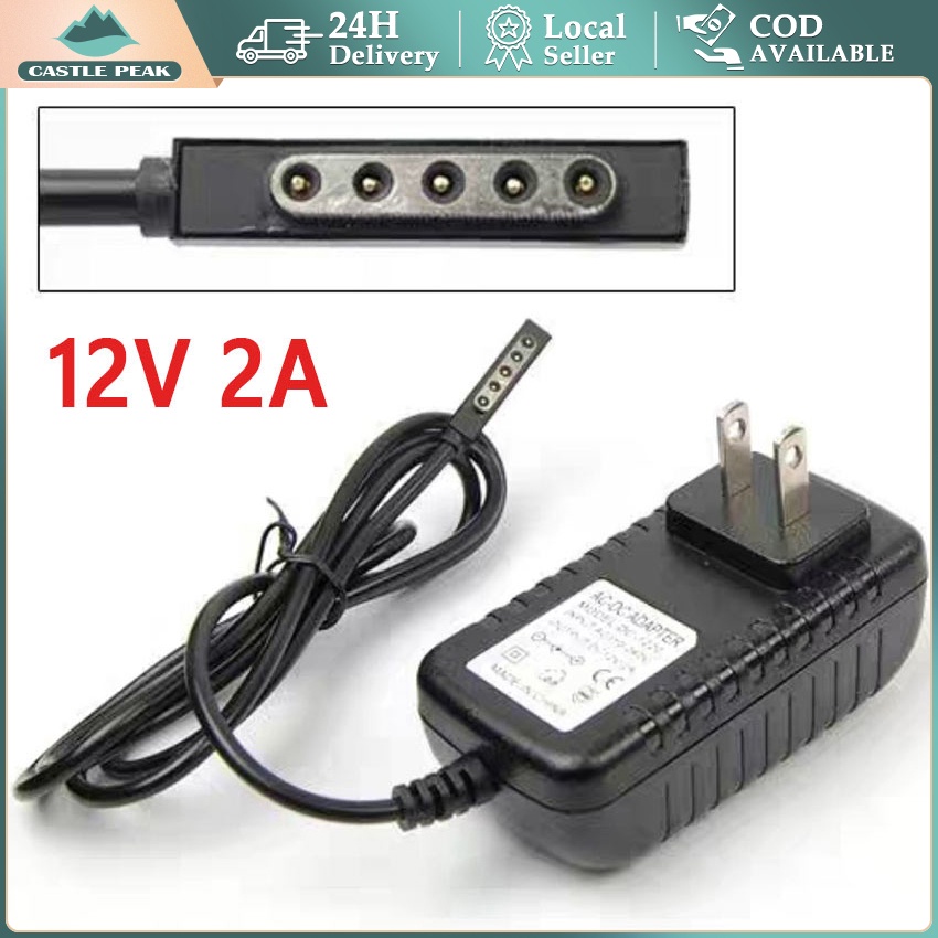 Microsoft Original Rt Surface Pro / Model Charger 12v Windows 8 Tablet US Plug Power Adapter Charger
