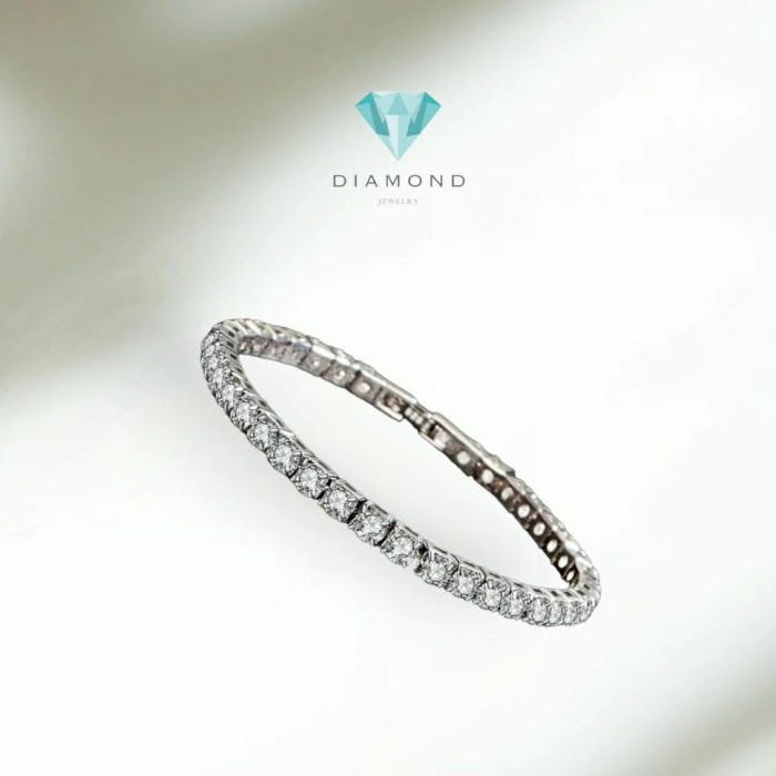 Tennis Diamond Bracelet HF 18k -Diamond Jewelry