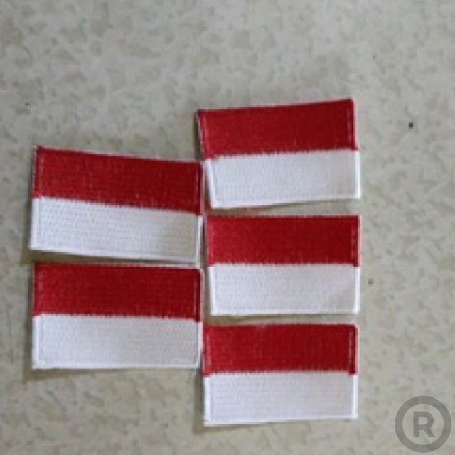 

Bordir Badge Bendera Merah Putih (bordir) Bordir Nama Custom
