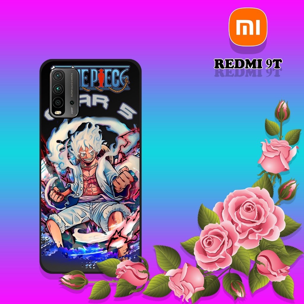 CUSTOM CASE GLOSSY [ PF16] ALL TYPE XIAOMI REDMI 9T MOTIF ANIME LUFFY ONE PIECE