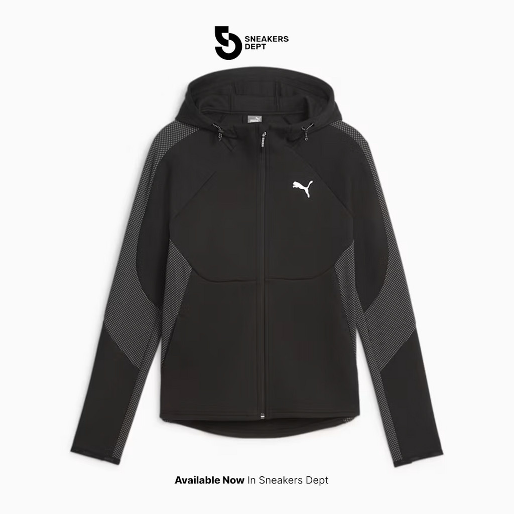 PUMA Hoodie Wanita EVOSTRIPE FULL-ZIP HOODIE 67607301 ORIGINAL