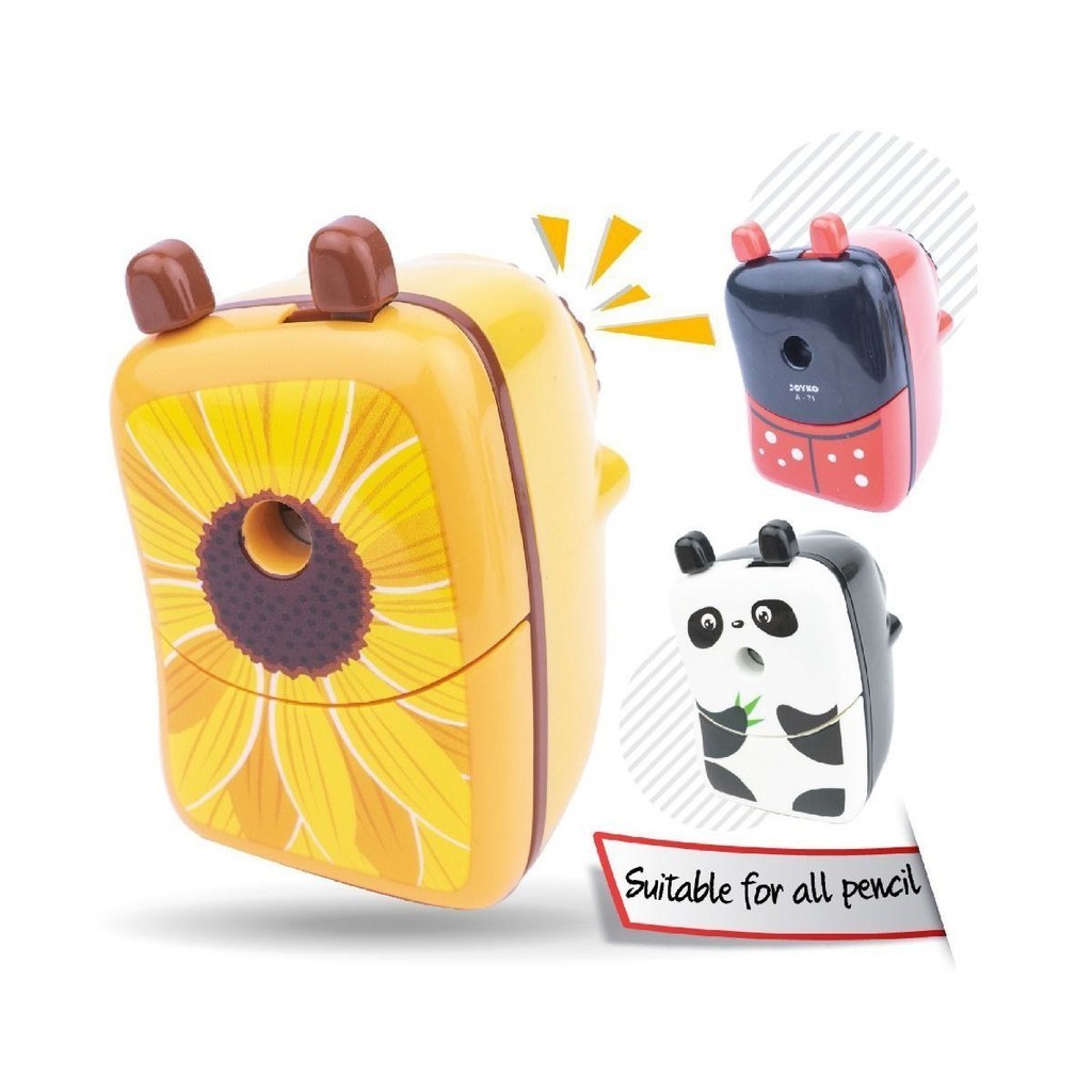 

Rautan Putar / Serutan Duduk / Sharpener Meja Motif - Joyko A-71
